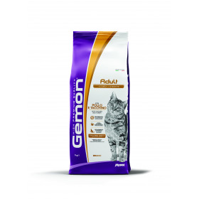 GEMON ADULT CAT WITH CHICKEN AND TURKEY - Пълноценна суха храна за котки над 1 година с пилешко и пуешко